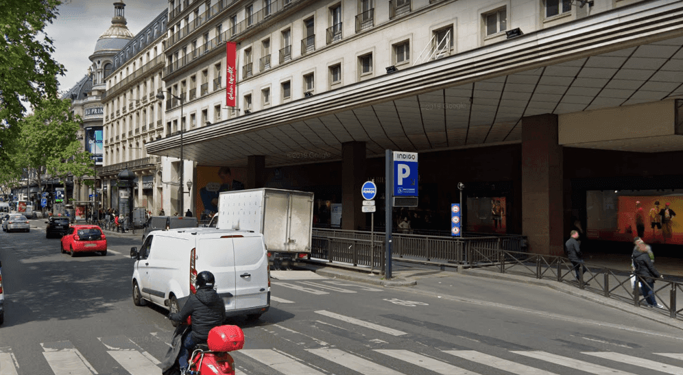 Photo du parking INDIGO Haussmann Galeries Lafayette à Paris