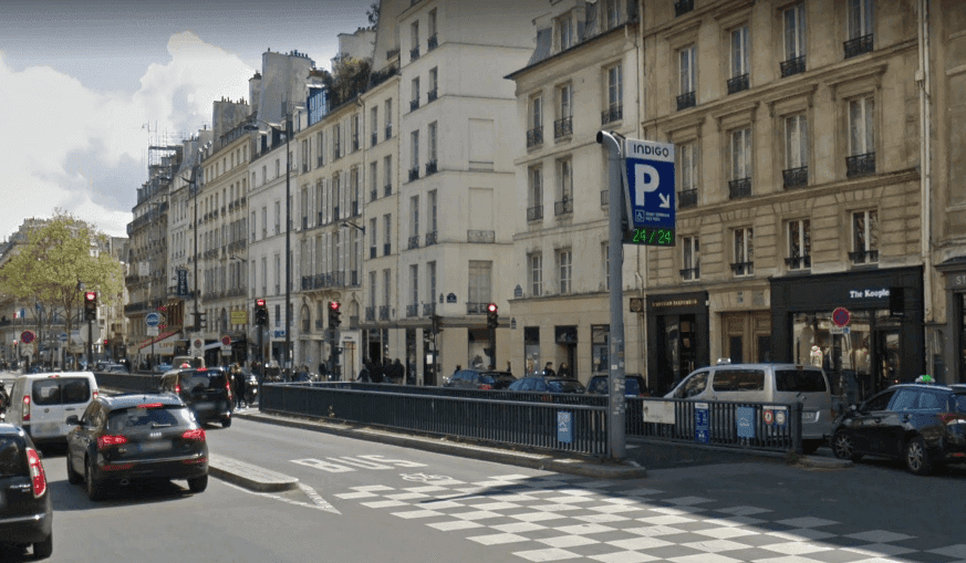 Photo of the INDIGO Saint-Germain des Prés car park in Paris